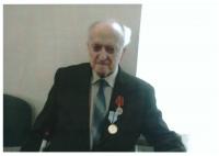 Jan is decorated with two medals from Putin, Vsetín, 2015