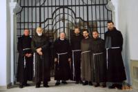 with other Franciscan brothers in Uherske Hradiste in 2003