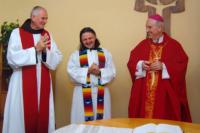 2009 - P.Pometlo, bratr Didak a Mons. František Radkovský, plzeňská misie