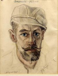 Selfportrait of Mr. Bauer as a war prisoner