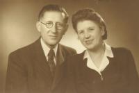 Portrait with wife, 1949