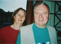 Jan Litomiský se svou ženou 