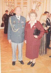 Otakar Vinklar with his wife Zdena