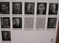 Photographs of men who were killed May 5, 1945 in Javoříčko Lüdemannovým commando