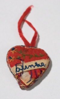 A heart made by her mother in a concentration camp, II