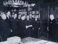 Adoption of the Central Board of Trade Board at Pres. Beneš