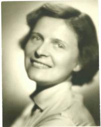 Eva Bošková in the 1954