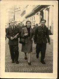 With Friends in Prague after WWII