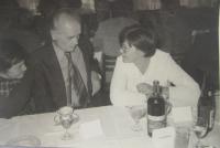Drahomíra Hudečková with her husband Věroslava