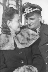 Inge with fiancé Gerhard Kopper, 1944