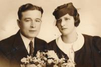 Antonín and Anna Malinovi, wedding photo