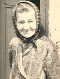 grandmother of witness Josefa Komárková