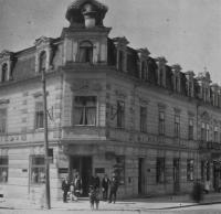 The Triest hotel, the birth house of Lotte's father, Mariánské lázně, 1937