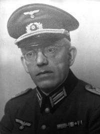 Lotte's father in uniform, Regensburg, 1939