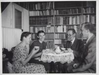 Dědeček František Nušl s rodinou