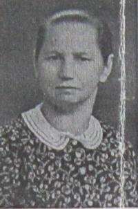 Grandmother Jindriska Fojtíková in 35 years