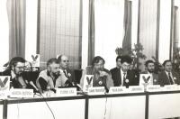 Post-November leadership of Public Against Violence (1990).
