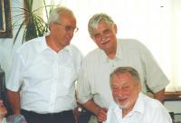 With colleagues Jiri Dienstbier and Jan Petránek