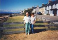 Poslední fotografie matky Denise, Portmahomack, Velikonoce 1996Denise