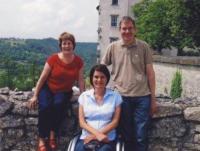 Denise se svými německými přáteli Geraldem a Brigitte, 2009