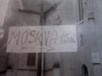 Protests against the invasion by Warsaw Pact at an evangelical church in Šumperk