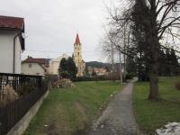 Church in Lower Bečva with the Hynek Tosenovsky Alley