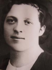 The mother of his wife Ludmila Blinkova, who died in the liberation of the town