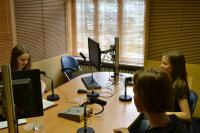 Students working on the project Stories of Our Neighbours