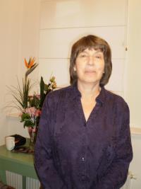 Barbara Winton v bytě na Kampě, Praha, 2014
