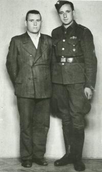 Jan Grajzel vlevo