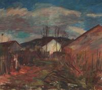 Coming of spring, 1958, oil painting, 149 x 129 cm