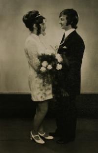 Štefanova svatební fotografie, 3. března 1972