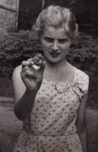 Eighteen years old witness in Žamberk in 1958