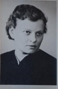 Ludmila as a 20-year-old 