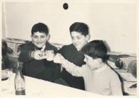 Brothers Milan, František, Petr (from the left) (1961-1962)