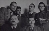 Karel Franta with his colleagues from Melantrich
