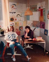 cca 1980, USA, West Virginia,Huntington - Center for Psychology of Youth, working as a children's psychologist 