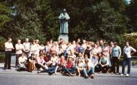Jan Kasal with choir of Charles Univerzity (Narden 1983) 