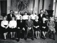 Kasal Jan - third from the left of, the Hlahol Committee, 1990