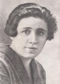 Milada Burdychová, mother of Antonín Burdych