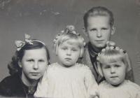 The Biňovec siblings - Věra, Lída, Josef, Eva