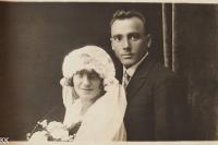 Wedding photograph of the parents