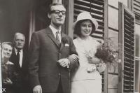 Wedding photograph of Mr. Pospíšil