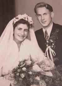 Wedding photo of John and Marie Prokopových