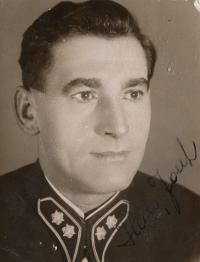 Stanislav Husa –portrait of father-legionary Josef Husa, historical photograph, around 1930's