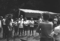 Camp "christening" by Neptun, summer 1990