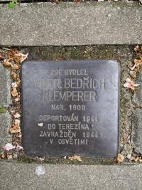 "Stolperstein" of MUDr. Klemperer