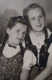 Renata Sandner (on the right, 1940-1945)