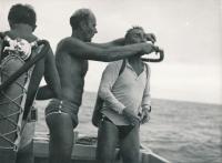 Mergel, Kukal a Šimánek (zleva) na Kubě (1964)