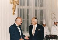 Discussing with Minister Dyba (1996)